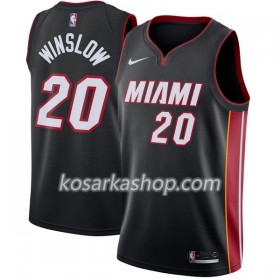 Dres Miami Heat Justise Winslow 20 Nike 2017-18 Crna Swingman